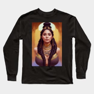 Beautiful Egyptian Princess Long Sleeve T-Shirt